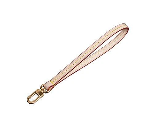 Replacement Hands-Free Wristlet Strap Vachetta Leather for Pochette Apricot