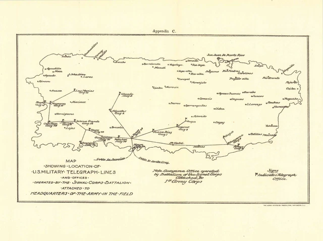 MAP SHOWING LOCATION of U S Military - Map Showing Location Of US Military Telegraph Lines.webp
