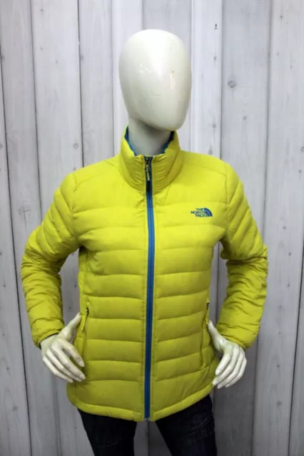 Giubbotto The North Face Donna Taglia S Giallo Giubbino Giacca Da Mezza Stagione