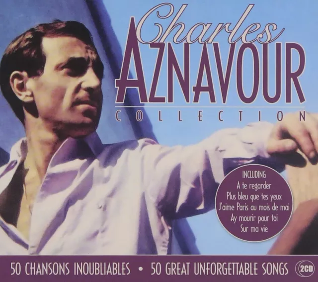 Charles Aznavour Audio CD - 50 Unforgettable Songs (2 CDs)