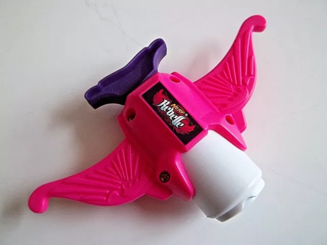 Nerf Rebelle Pink Crush Blaster Works ~ Smoke-FREE Home 2013 Hasbro