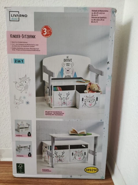 Kinder Sitzbank 2in1