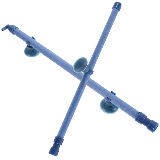 2 pcs 18Inches Fish Tank Aquarium Air Stone Tube with Suction Cup