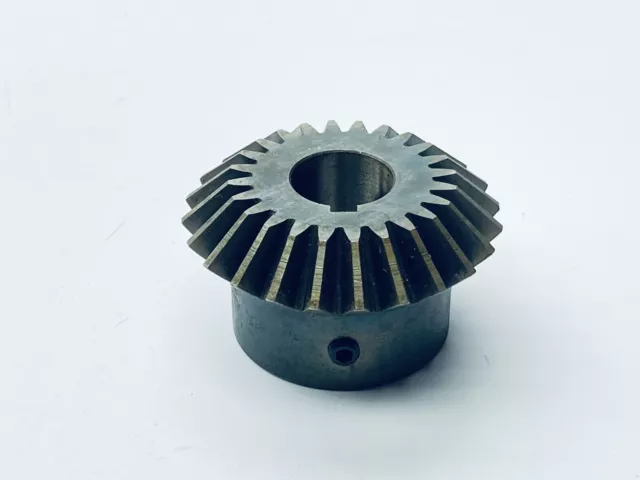 Unused Browning Ysm8F24Hx1 Straight Tooth Miter Gear 1"-Keyed/Bore 24-Teeth