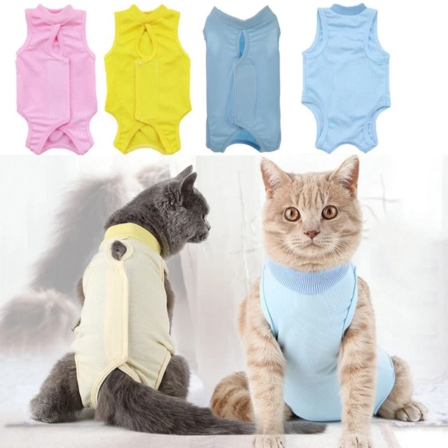 Camisa Cirugía Recuperación Traje Ropa Mascota Gato Chaleco Rehabilitación Quirúrgica
