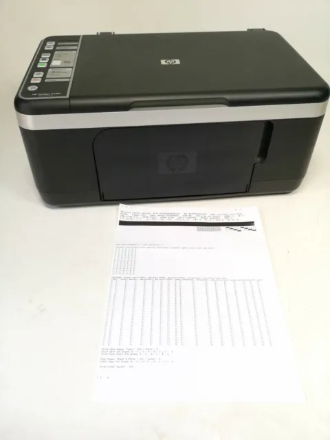 HP DESKJET F4180 All In One Color Inkjet Printer Scanner Copier $88.15 PicClick