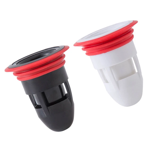 Lavabo de silicona con fugas de suelo tamiz de metal protección contra el retorno Black