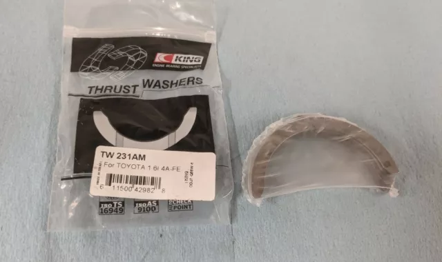 King Toyota 4AGE 1.6 16v thrust washer set - MR2 Corolla - AW11 AE86