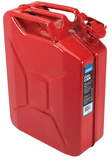 Draper 07568 20L Acier Réservoir Carburant (Rouge) Sfc20l-red/C