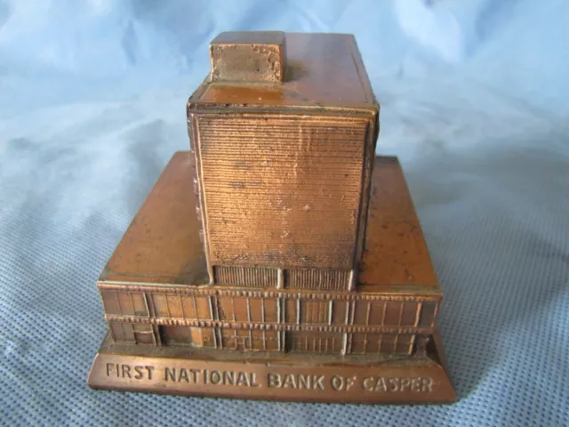 Banthrico First National  Bank Of Casper Wyoming  Souvenir Building Bank