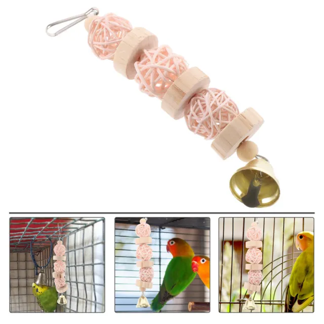 Papagei Kauspielzeug Hölzern Zubehör Für Vogelkäfige Kauball