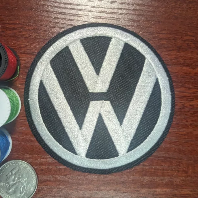 Volkswagen VW Patch German Cars Motorsport Racing Embroidered Iron On  3.25"