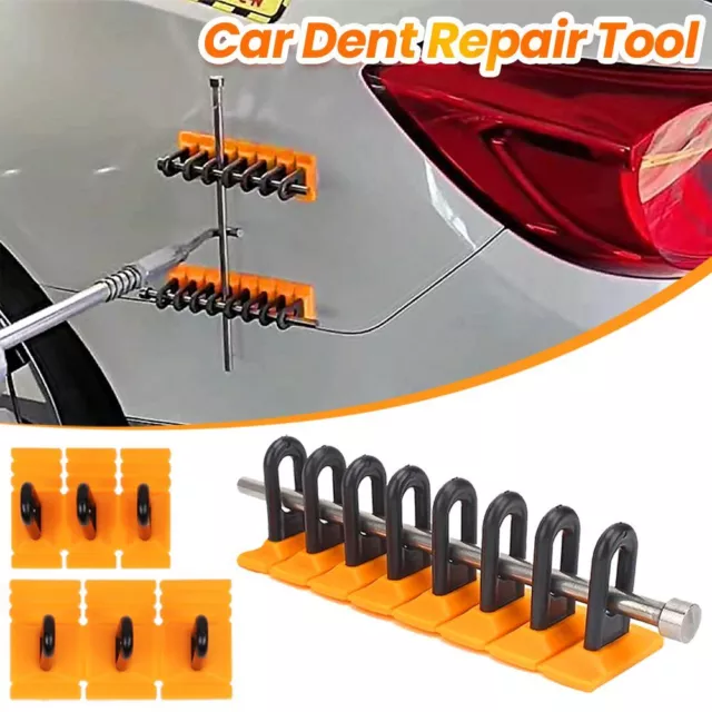 Car Body Hail Glue Puller Tabs Pulling Paintless Dent Repair Removal Tool Kit US