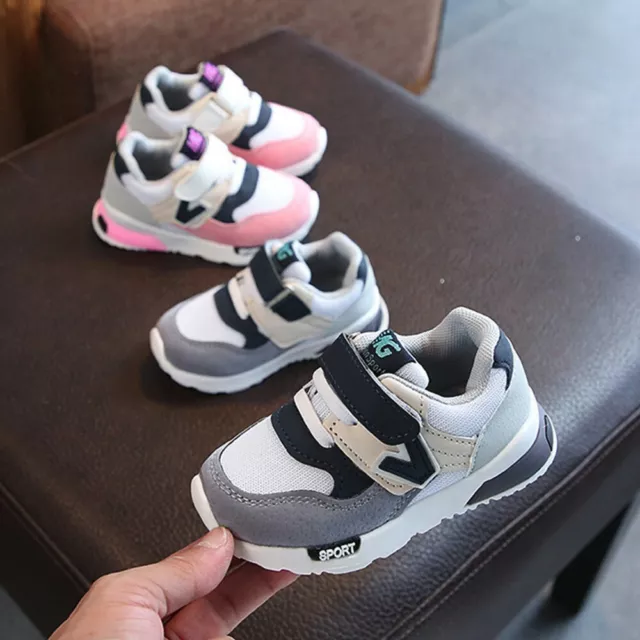 Toddler Baby Boys Girls Children Casual Sneakers Mesh Soft Running Trainer Shoes