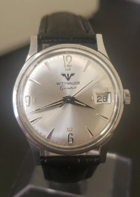 VINTAGE SWISS MADE Wittnauer Geneve Date Watch $2.25 - PicClick