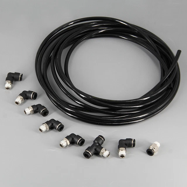 PUSH LOCK VACUUM Fitting Kit Turbo Wastegate & Solenoid for Turbo