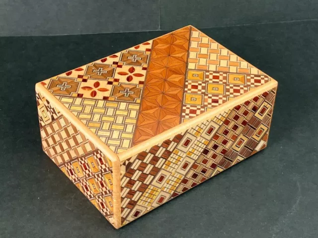 Secret Box Hakone Parquet Karakuri Wooden Traditional Craft Puzzle Febh-Yf