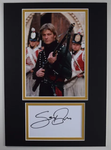 Sean Bean Signed Autograph A4 photo display Sharpe TV Actor COA AFTAL