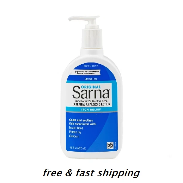 Sarna Original Steroid-Free Anti-Itch Cooling and Soothing Lotion, 7.5 oz