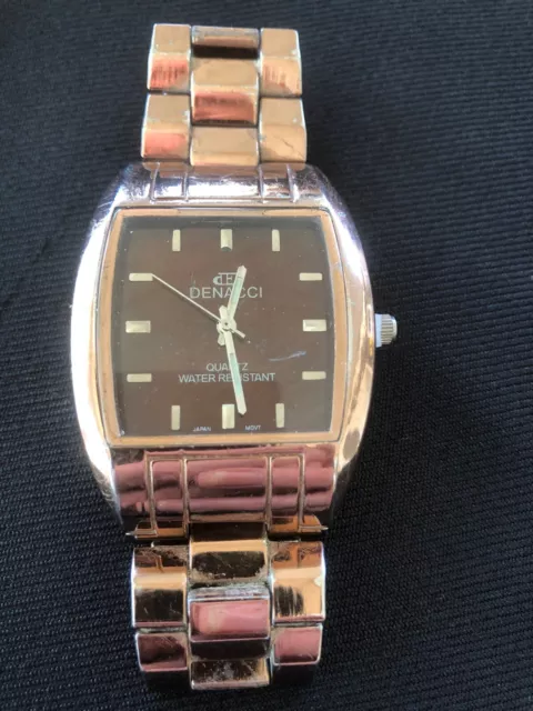 Denacci quartz water resistant watch cheap