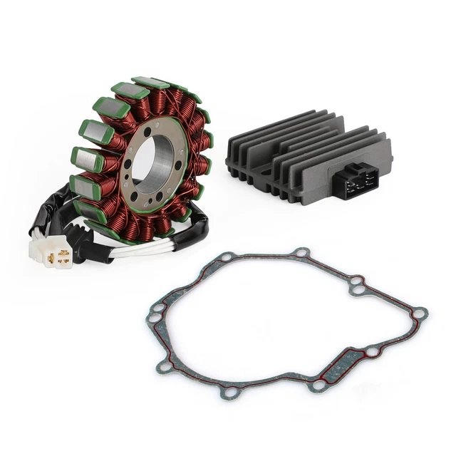 Kit Statore + Regolatore + Guarnizione Per Honda Shadow VT600C, Steed NV400 E Modelli Compatibili - Foto 3
