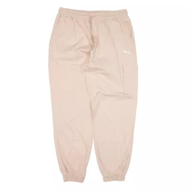 Pantaloni cargo PUMA rosa conico sciolto W29 L27