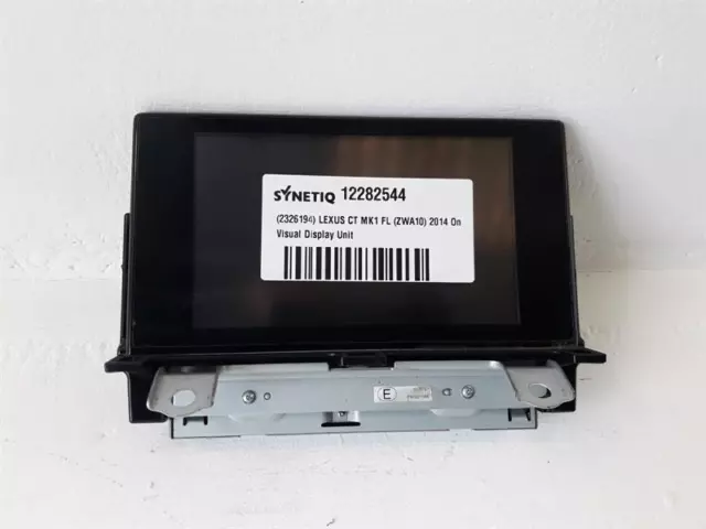 Lexus Ct Audio & Sat Nav Display Screen - 12282544  86111-76080