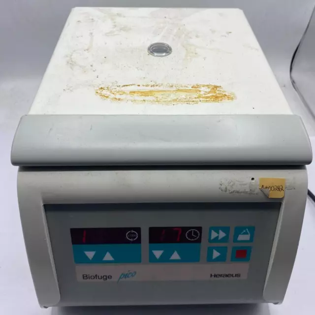 Kendro Laboratory Heraeus Biofuge Pico D-37520 Osterode Microcentrifuge 110/120V