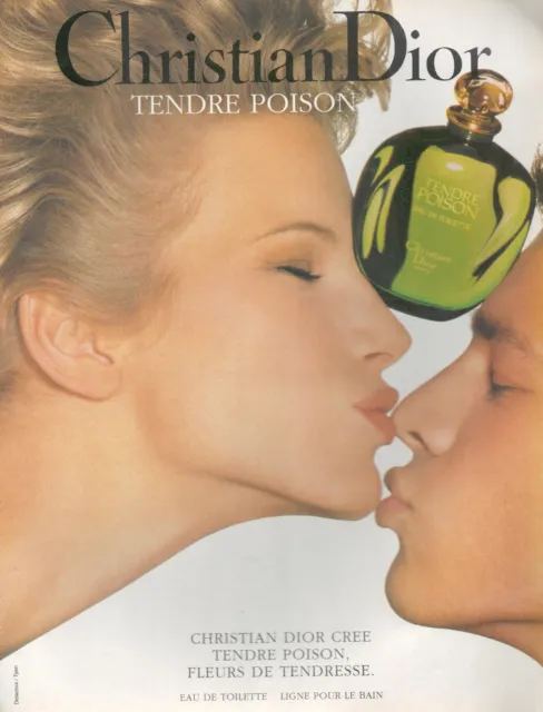 ▬► PUBLICITE ADVERTISING AD PARFUM PERFUME Tendre Poison  DIOR 1994