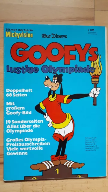 Walt Disneys Mickyvision Nr.33 Goofys lustige Olympiade - TOP Z1 Comicheft Ehapa