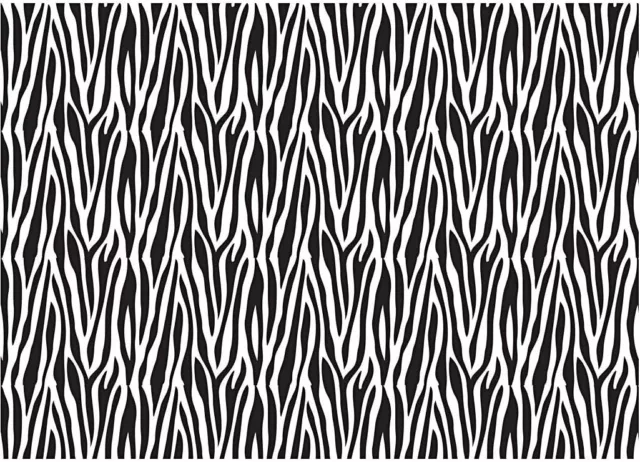 Découpage-Papier, 25x35 cm, 17 g, Zebra weiß/schwarz, 1 Blatt  Creativ Company