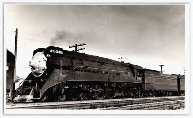 SOUTHERN PACIFIC RAILROAD Photograph DAYLIGHT train engine LA to SF