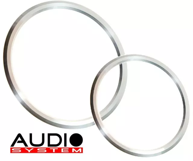 Audio System ALU-RING 130 zum kleben / for gluing Aluzierring 1 Paar