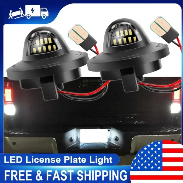 For Ford F150 F250 F350 LED License Plate Light Tag Lamp Assembly Replacements