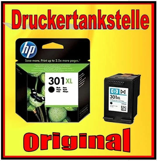 origine Cartuccia HP 301XL nero CH563EE Deskjet 3000 3050A 3052A 3054A 3055A Nuova