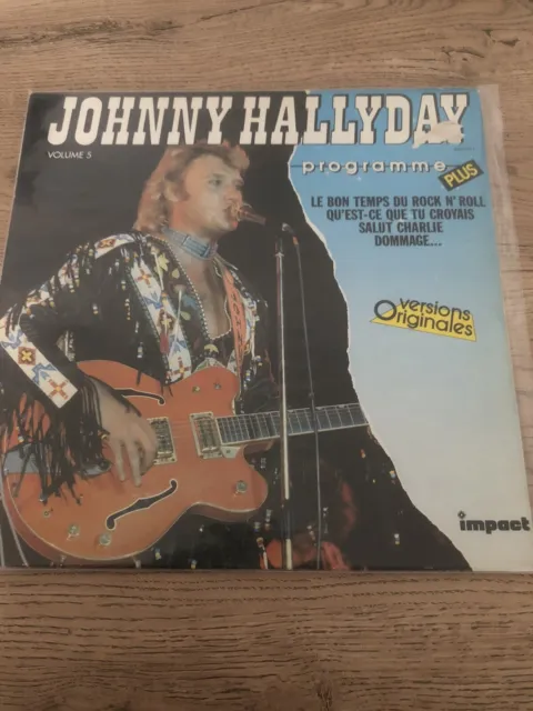 Johnny Hallyday, Rare Vinyle 33 Tours Programme Plus Volume 5 Impact 824127-1
