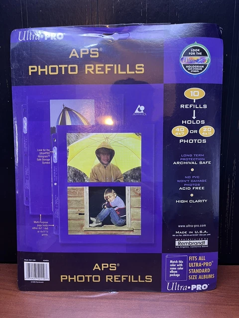 Recargas de manga surtidas de fotos y surtidos APS - Ultra Pro caja abierta de 10 hojas