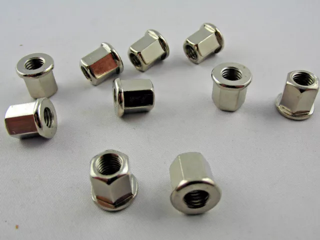 Mutter M7 Bundmutter lang 12,5 mm hoch YAMAHA Zylinder ZEST 80 10 Stück nut M7