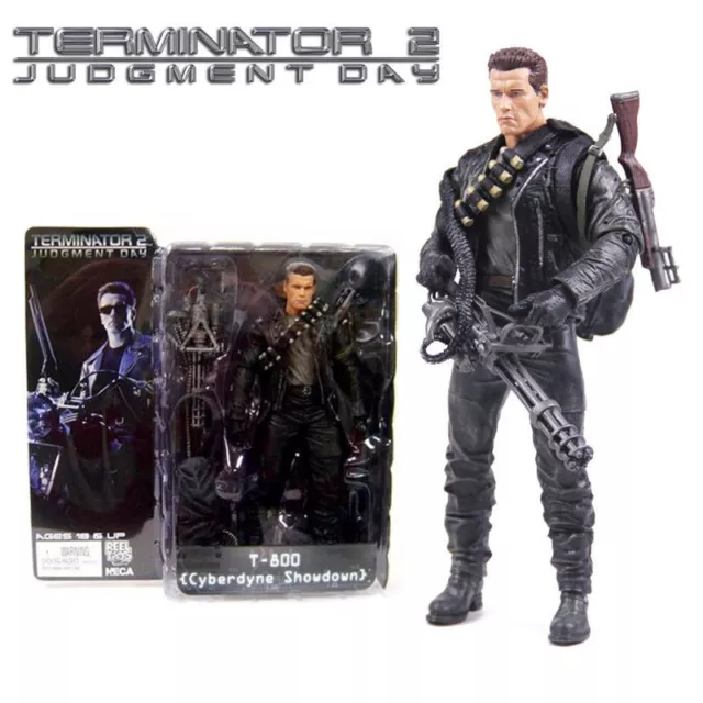 NECA Terminator 2 Judgment Day Cyberdyne Showdown T-800 PVC Action Figures Toy