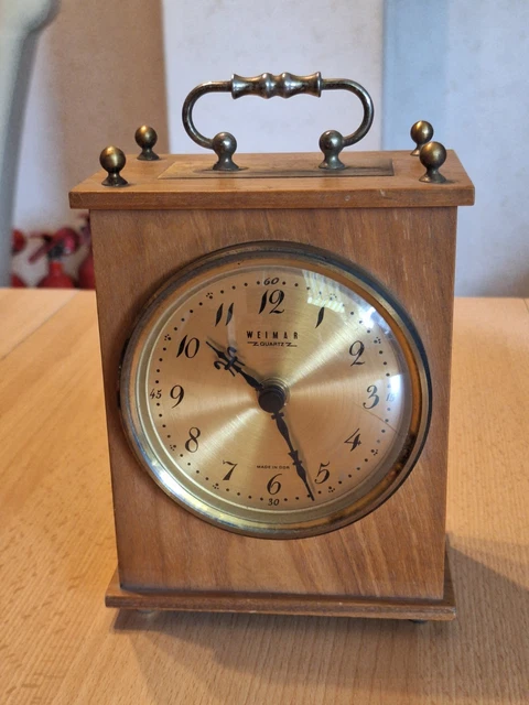 Kaminuhr Standuhr Ddr BUFFETUHR, UHR MECHANISCH Kaminuhr Tischuhr Pendeluhr Standuhr