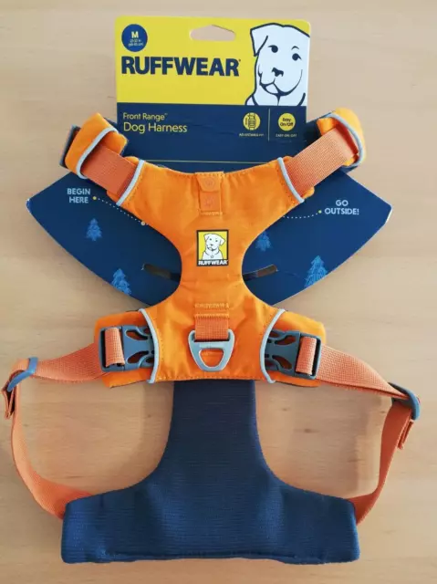 Ruffwear Front Range Geschirr Hunde Hundegeschirr Campfire Orange M - wie neu