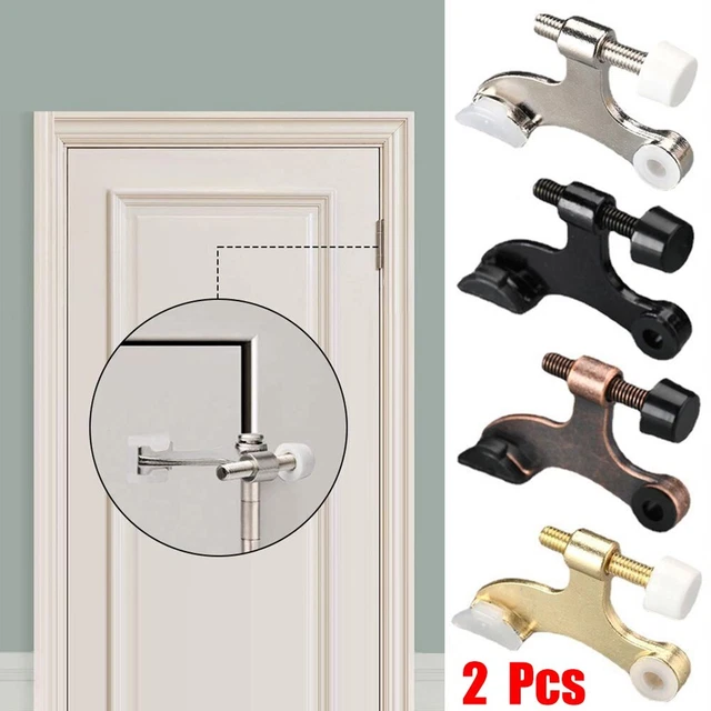 4 Cales De Porte En Caoutchouc Flexible – Antidérapant, Prévient Les Chocs