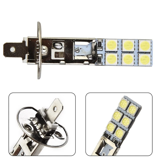 H1 LED Headlight Bulbs Kits Super-White 55W Fog Driving Light DRL Lamp 6000K