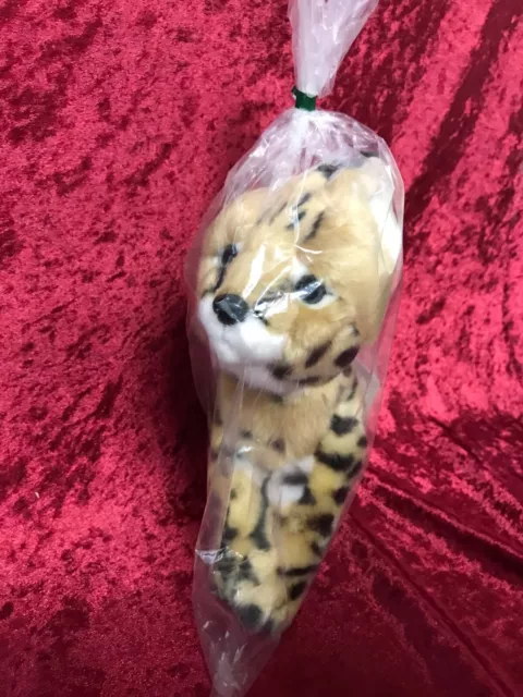 COLORATA Serval Savannah Cat Plush Doll Stuffed toy 11cmx24cmx19cm