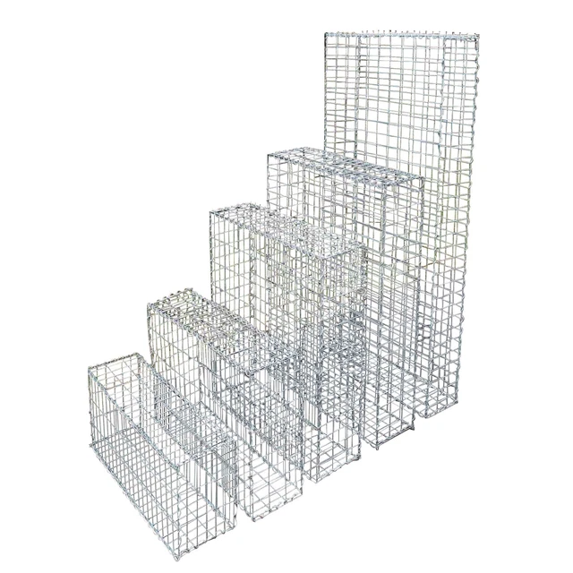Schüttkorb Gabionen 100x100x30cm Stützmauer Sichtschutz Metallkorb Steinmauer