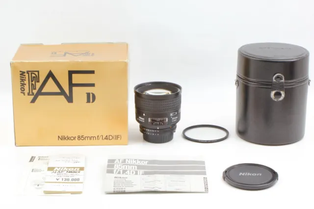[MINT w/Box Case ] Nikon AF MF NIKKOR 85mm f/1.4D Prime Portrait Lens from JAPAN