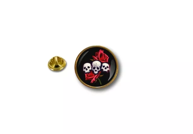 pin button pins anstecker Anstecknade motorrad totenkopf skull schädel r43