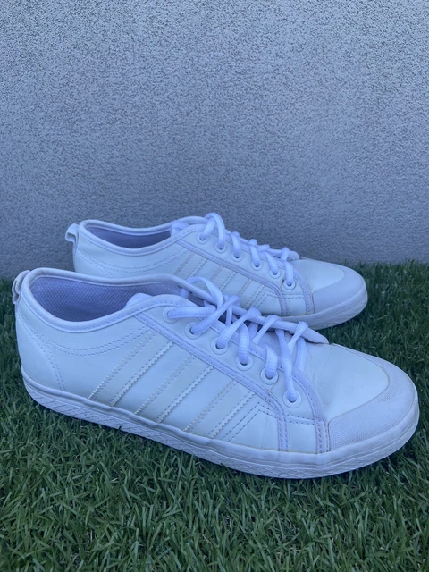 ADIDAS ORIGINALS HONEY Low Leather Trainers US 8 UK 6.5 BB0890 Triple White 20.37 PicClick UK