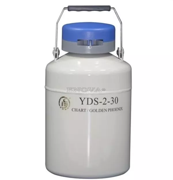 2 L Liquid Nitrogen Container Cryogenic LN2 Tank Dewar With Strap YDS-2-30 pc