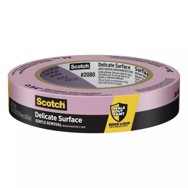 Scotch 24mm x 55m Delicate Surface Gentle Removal Painter's Masking Tape